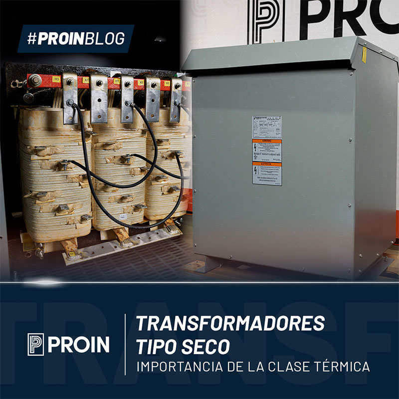 "Clase térmica en transformadores secos"
