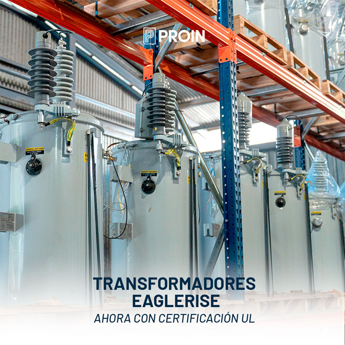 "Transformadores Eaglerise con certificacion UL"