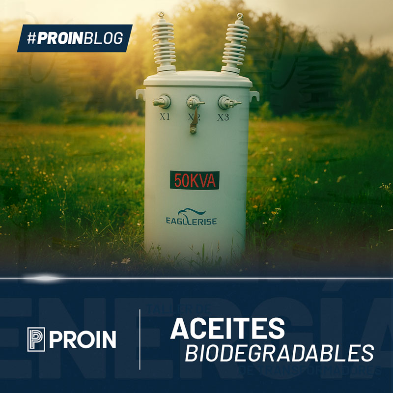 "Portada de aceites biodegradables en transformadores"